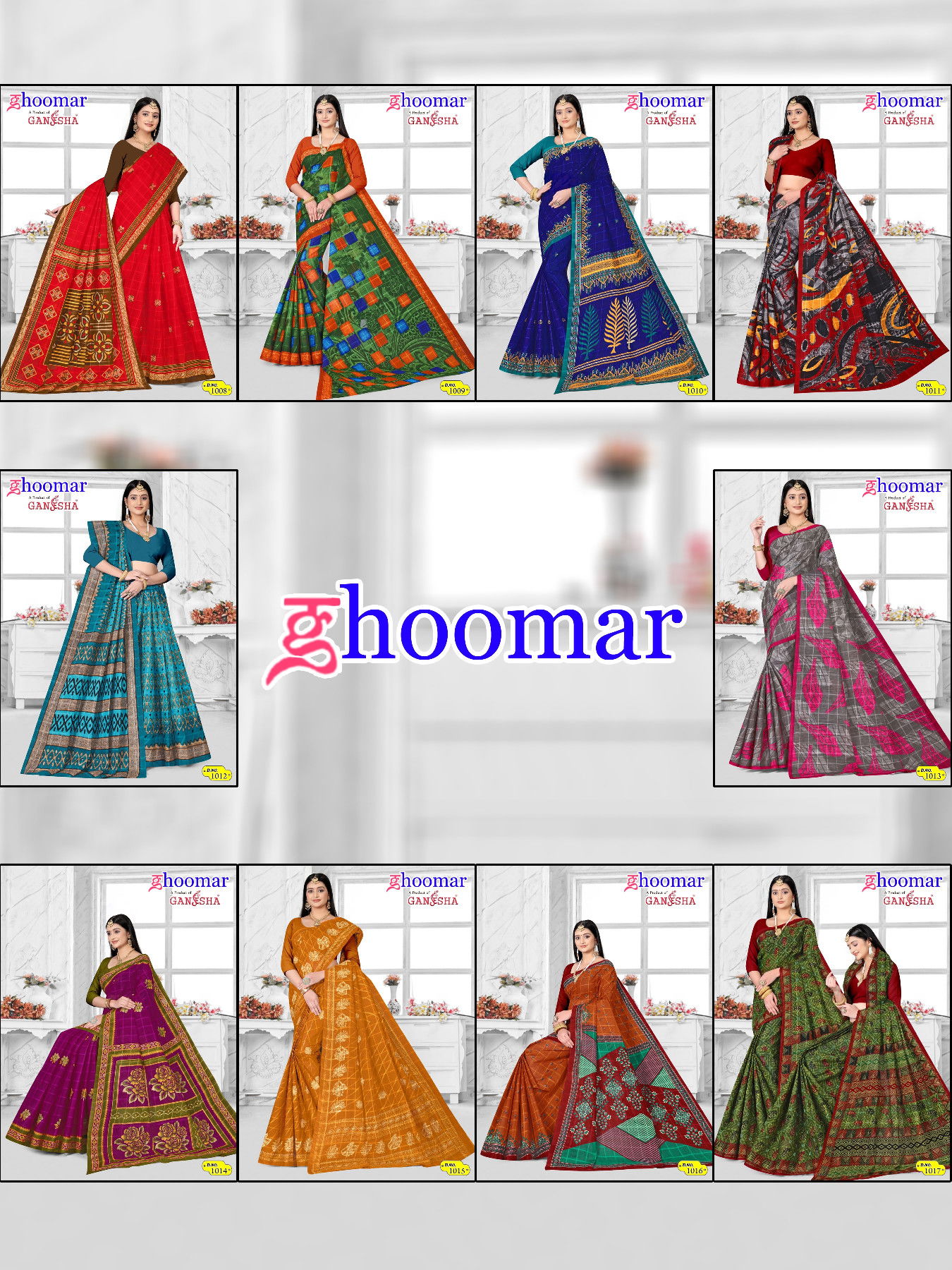Ganesha Vol 1 By Ghoomar Daily Wear Cotton Sarees Wholesale Market In Surat